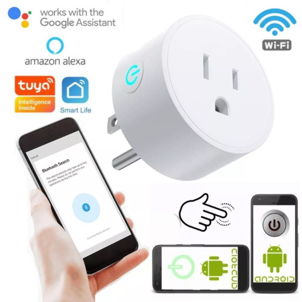 Enchufe Inteligente Wifi Control Voz Alexa Asistente Google 10A S1503