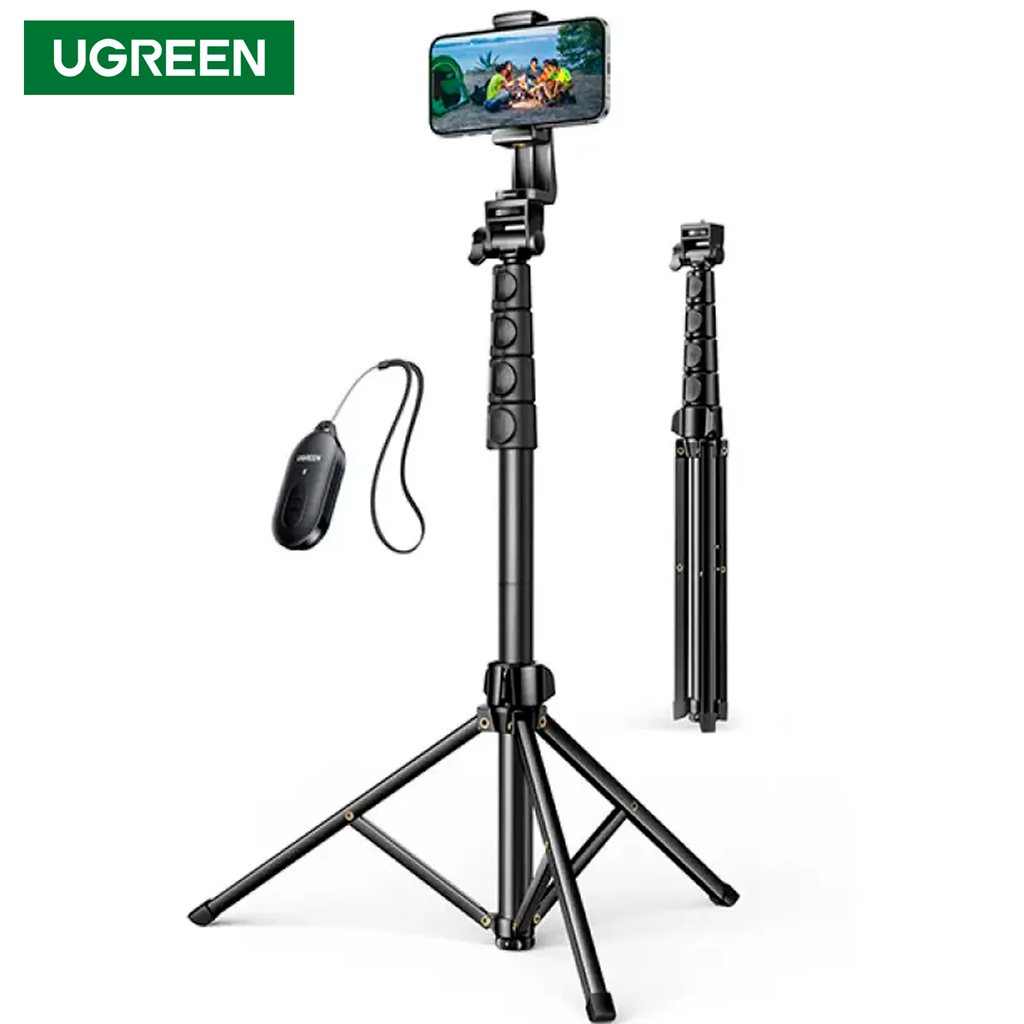 Trípode Selfie Stick Bluetooth Ugreen 1.7 Metros con Control Remoto S2203