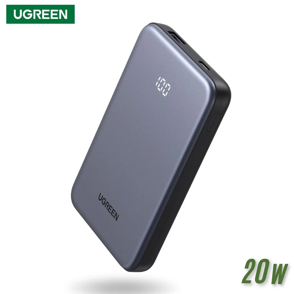 Power Bank UGREEN Zapix Series 10000mAh 20W PD 22.5W SCP Pantalla Digital LED S2294