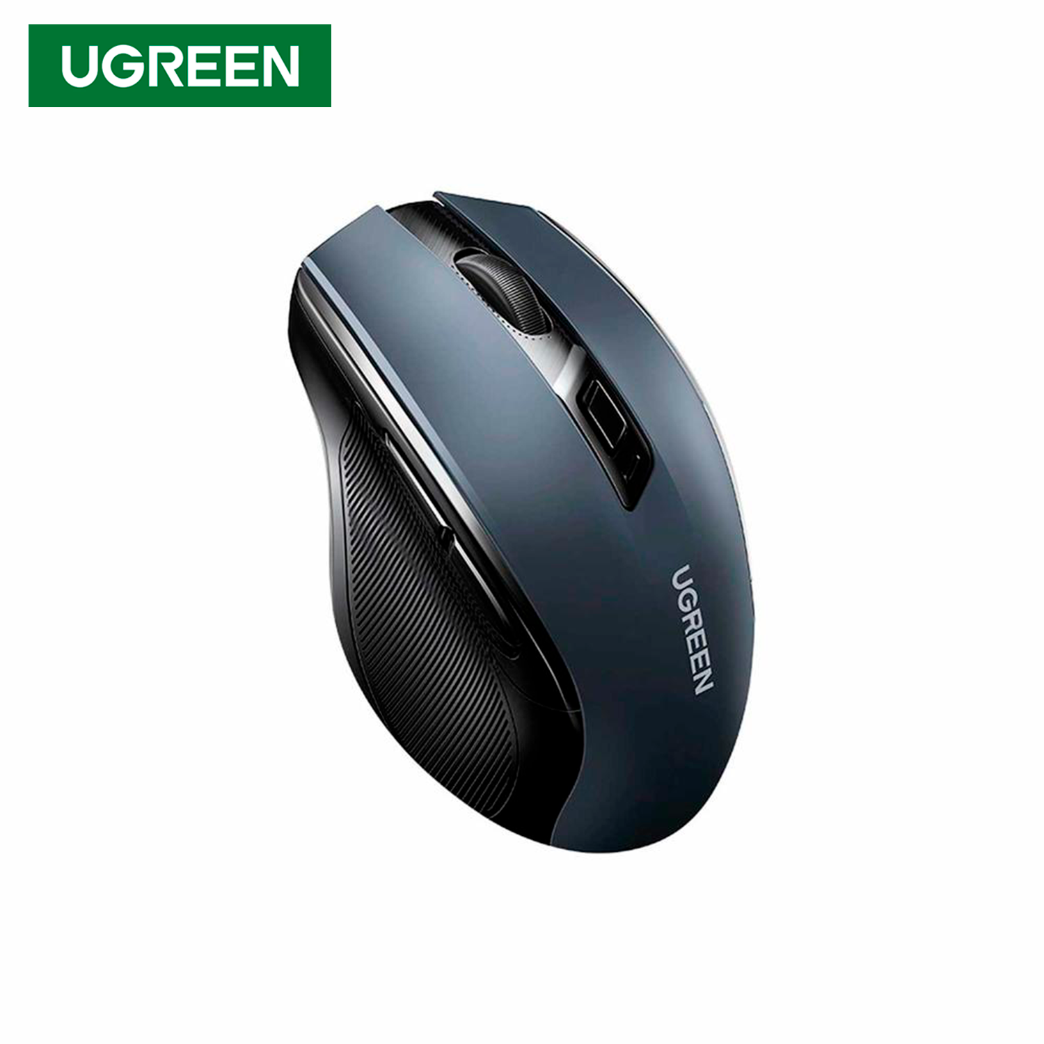 Mouse Inalámbrico Ergonómico Ugreen MU006 Dual 2.4G Bluetooth 5.0 4000 DPI Silencioso Negro S2214