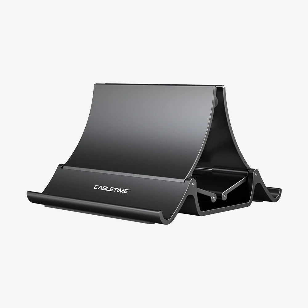 Soporte Vertical Ajustable para Laptop con Sistema de Gravedad y Auto-Cierre CABLETIME S0924