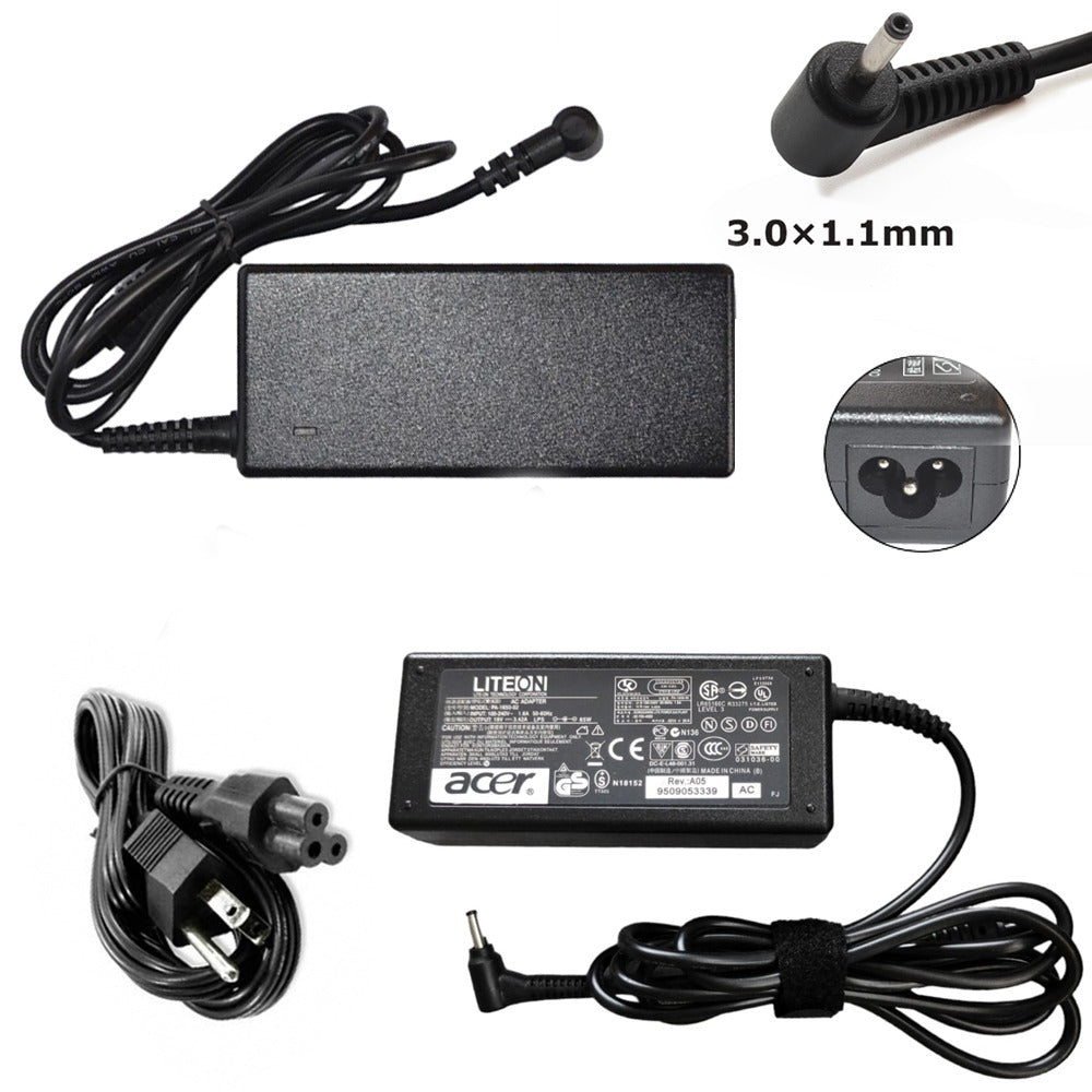 Cargador Genérico Laptop Acer 19V 3.42A 65w 3.0x1.1mm S1217