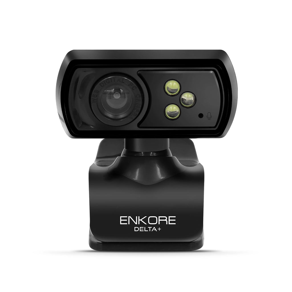 Cámara Web Full HD 1080p Enkore Delta+ ENC WC103 3 LEDs Micrófono Clip USB Plug & Play s2249