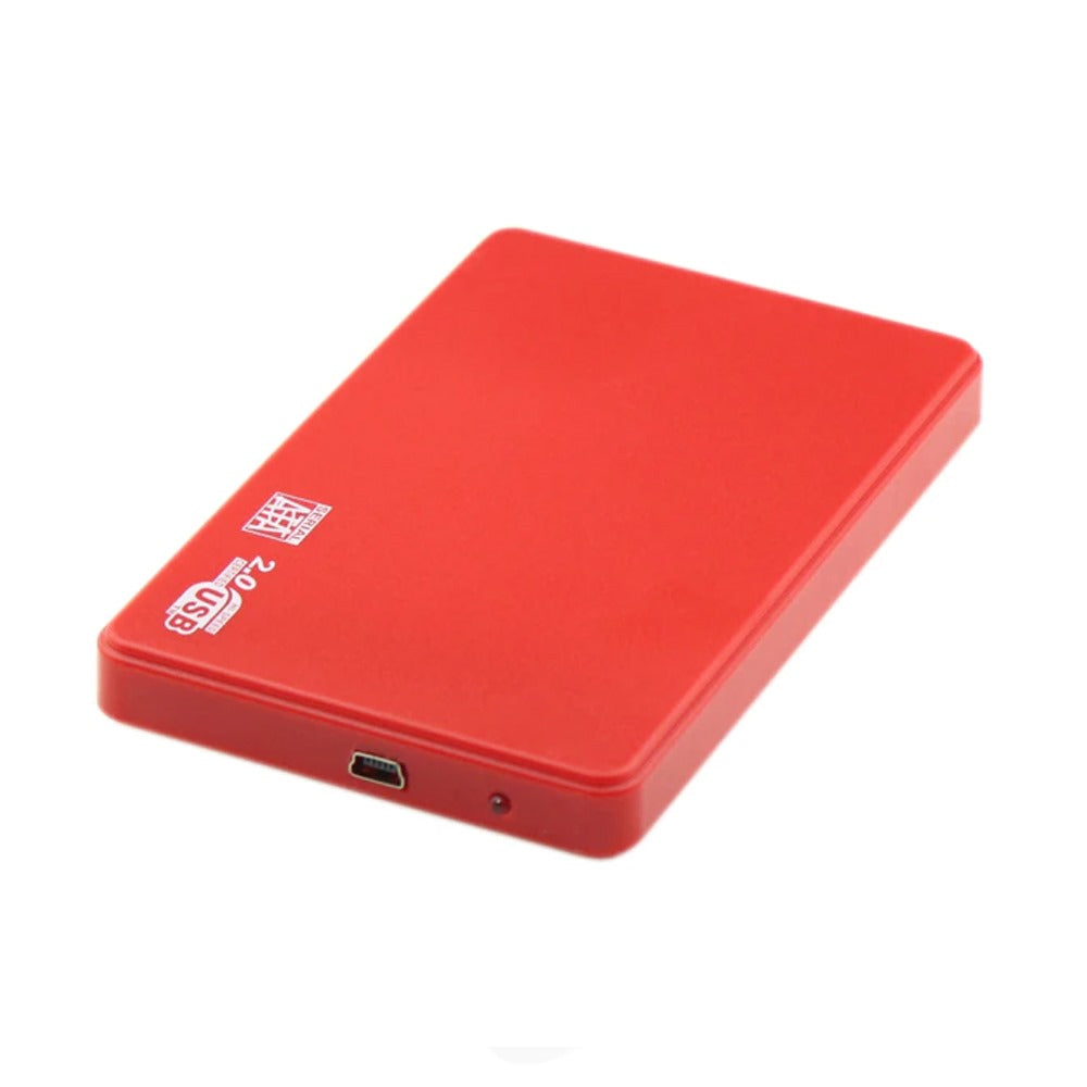 Case Disco Duro Externo Sata 2.5 Usb 2.0 presion- Rojo S1090