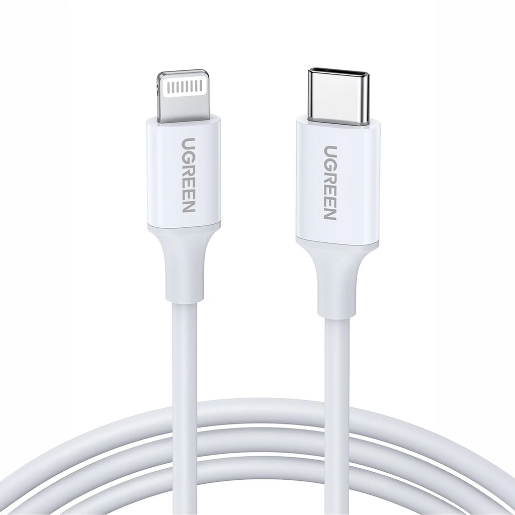 Cable UGREEN Tipo C a Lightning 1 Metro Carga Rápida PD 60W para iPhone s2053