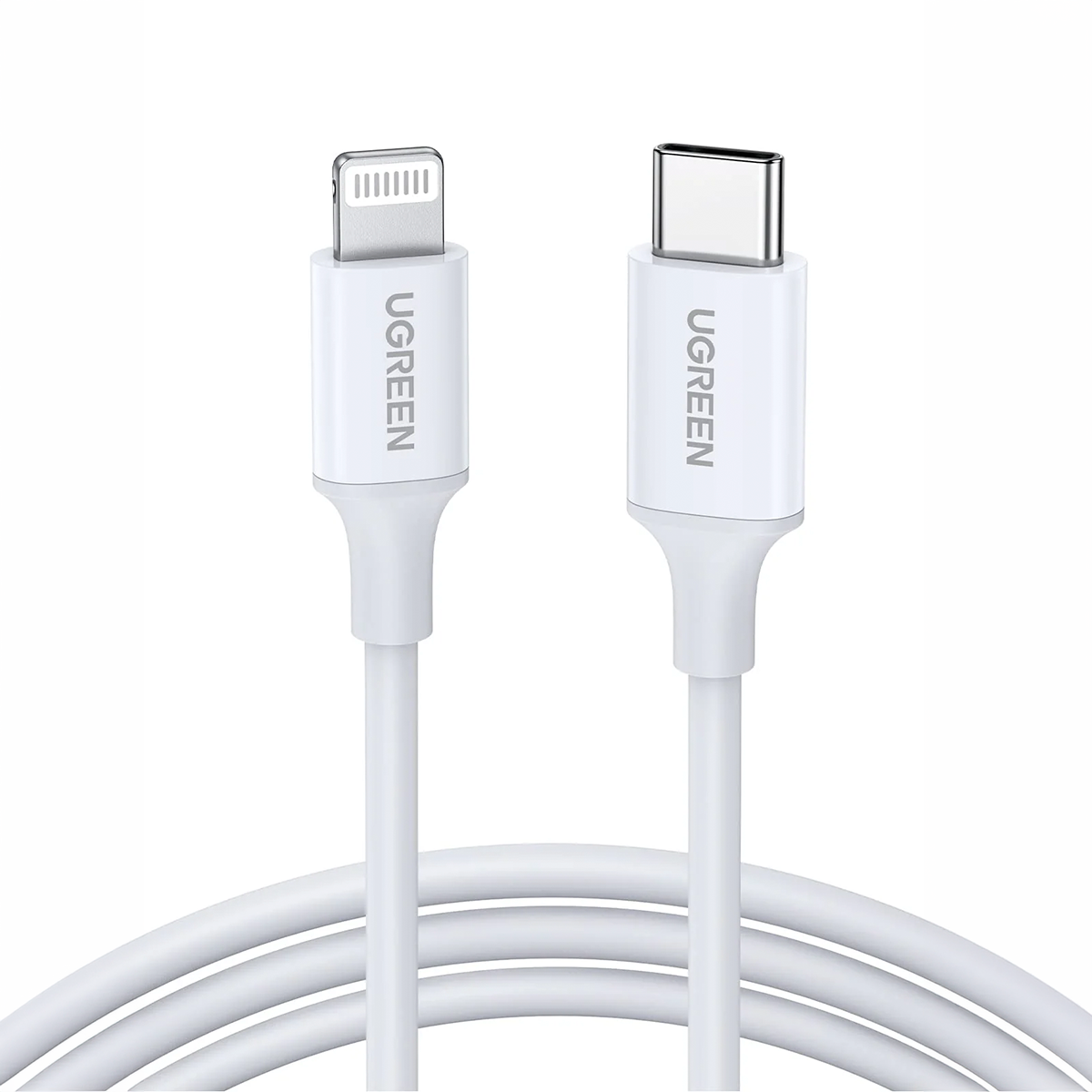 Cable UGREEN Tipo C a Lightning 1 Metro Carga Rápida PD 60W para iPhone s2053