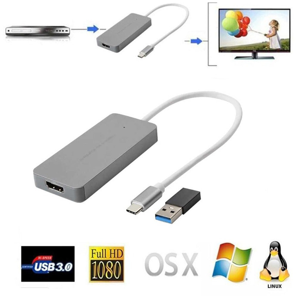 Capturadora de Video USB 3.0 HDMI Capture Streaming Ezcap S0742