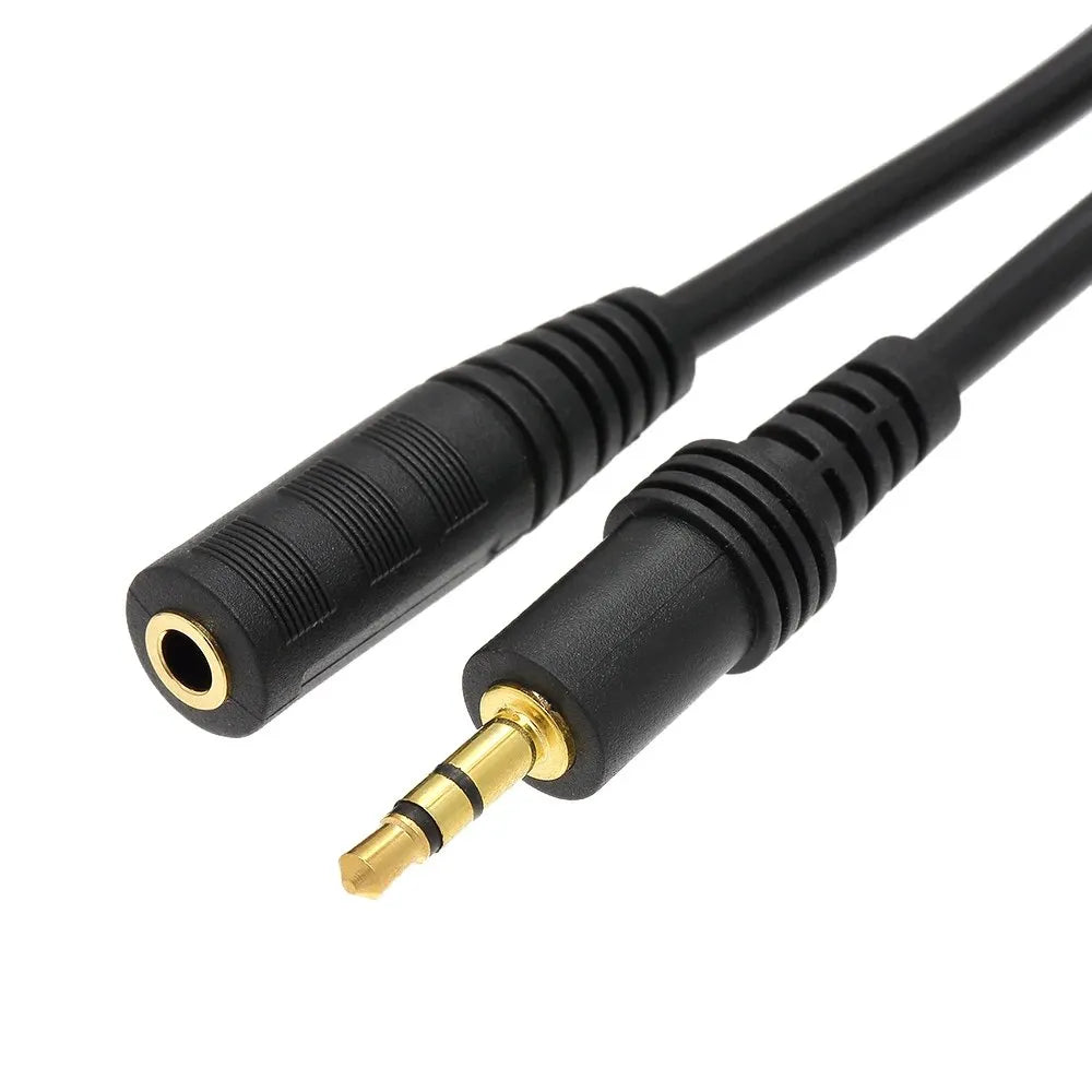 Cable Extension Audifonos Plug 3.5mm Macho a Plug 3.5mm Hembra 1.5mts S1491