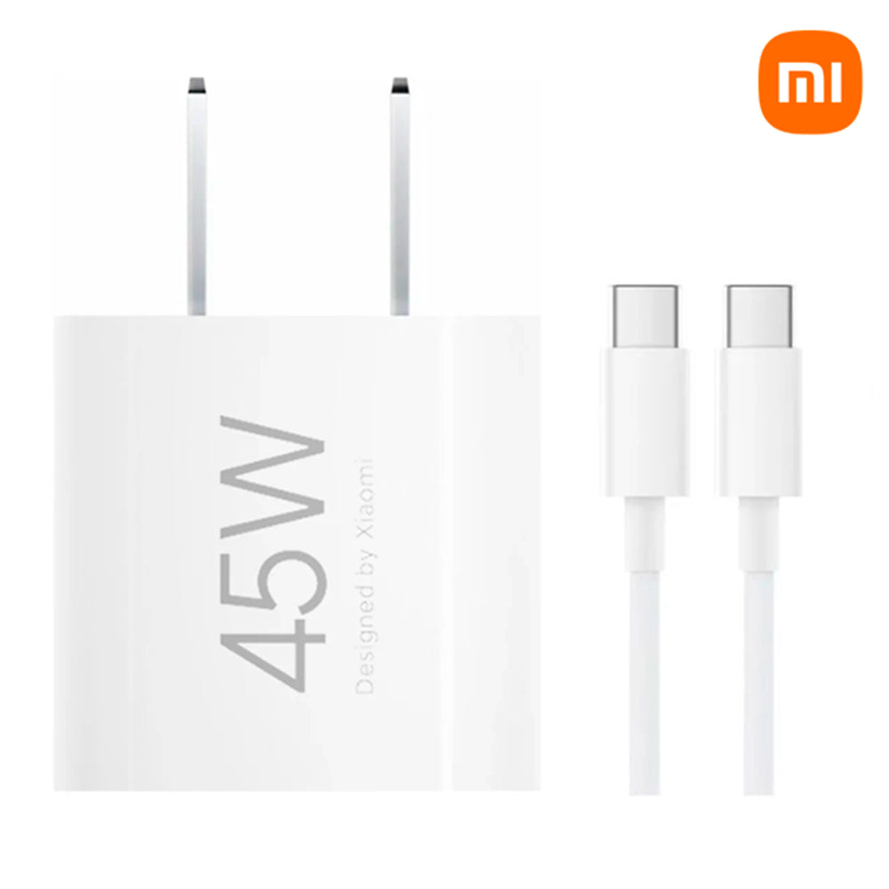 Cargador de Pared Xiaomi 45W GaN USB Tipo-C con Cable Incluido Modelo MDY-17-EA S2110