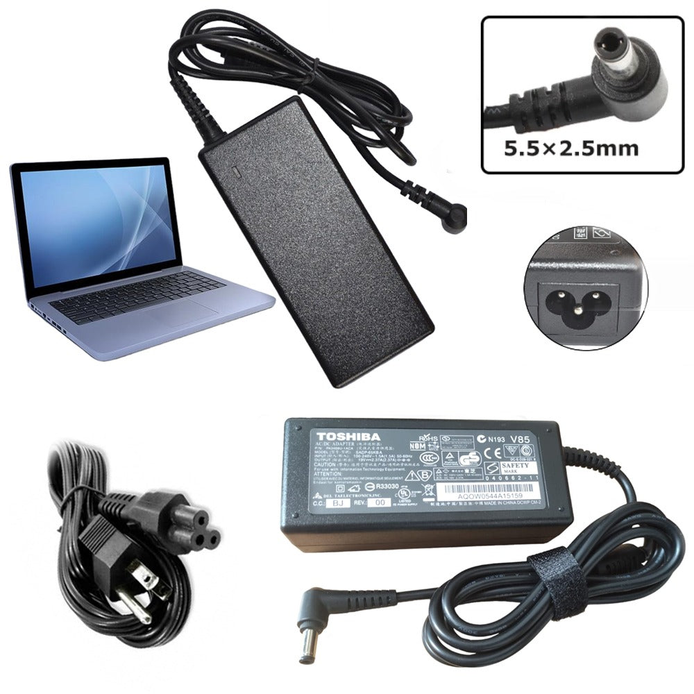 Cargador Genérico Laptop Toshiba 19V 2.37A 45w 5.5x2.5mm S1232