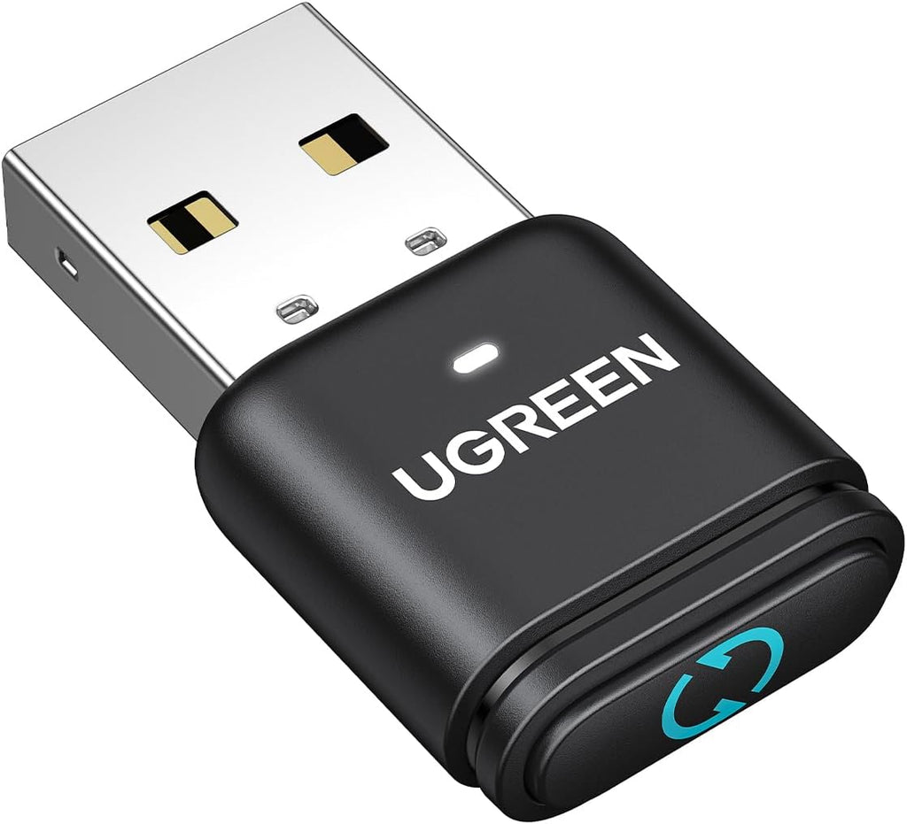 Adaptador Bluetooth UGREEN 5.3 USB Dongle Multifunción para PC y Laptop S2063