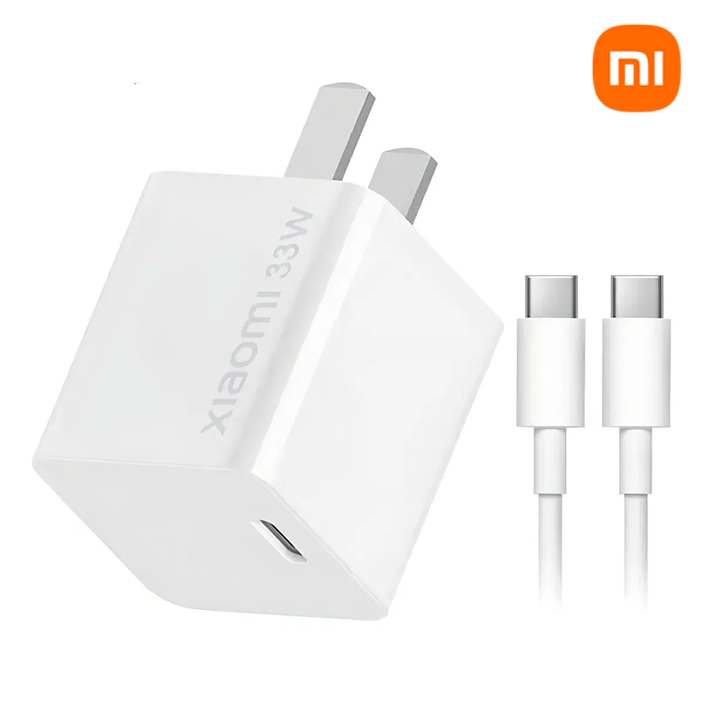 Cargador de Pared Xiaomi 33W GaN USB Tipo-C con Cable Incluido S2113