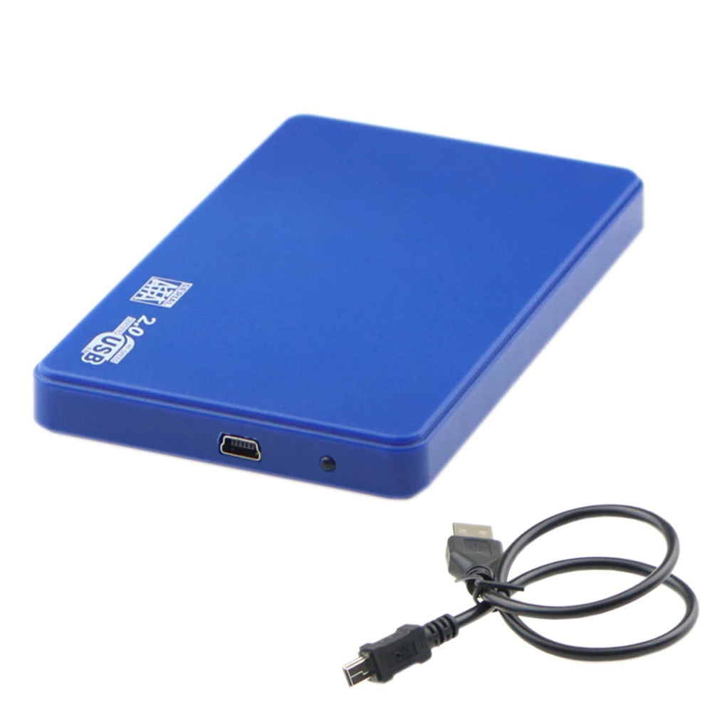 Case Disco Duro Externo Sata 2.5 Usb 2.0 presion- Azul S1091