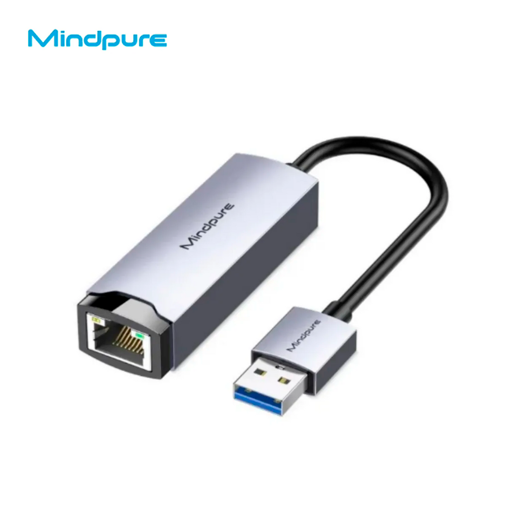 Adaptador de Red Ethernet USB 3.0 a RJ45 Gigabit 1000Mbps MINDPURE S2069