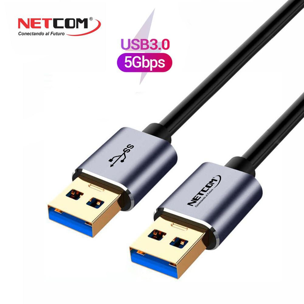 Cable USB 3.0 Macho a USB 3.0 macho 3 Metros NETCOM S1287