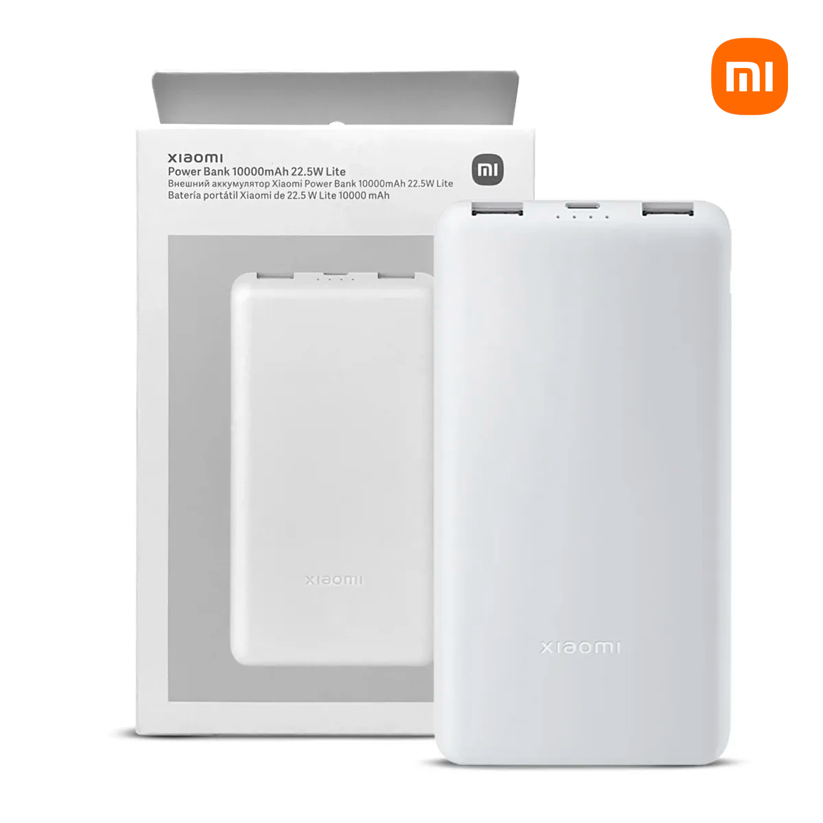 Power Bank Xiaomi Lite 10000mAh 22.5W Carga Rápida Triple Puerto Batería Portátil s2041