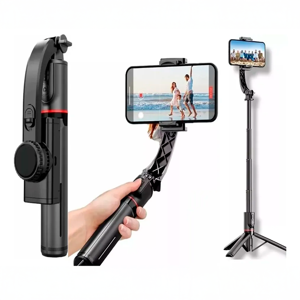 Selfie Stick Trípode Inteligente con Estabilizador AI y Control Bluetooth s2029