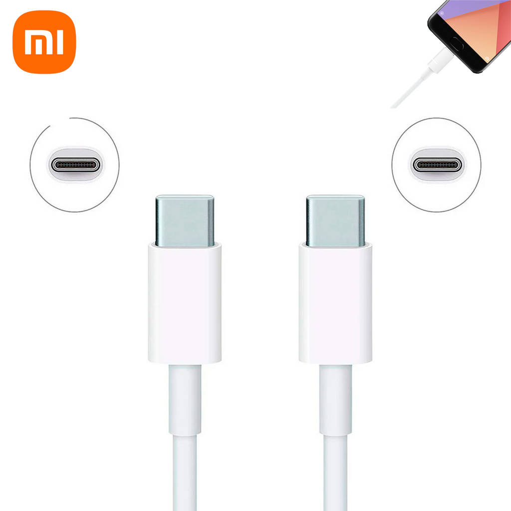 Cable Xiaomi USB-C a USB-C de Carga Rápida 3A 1.5 metros Original S2036