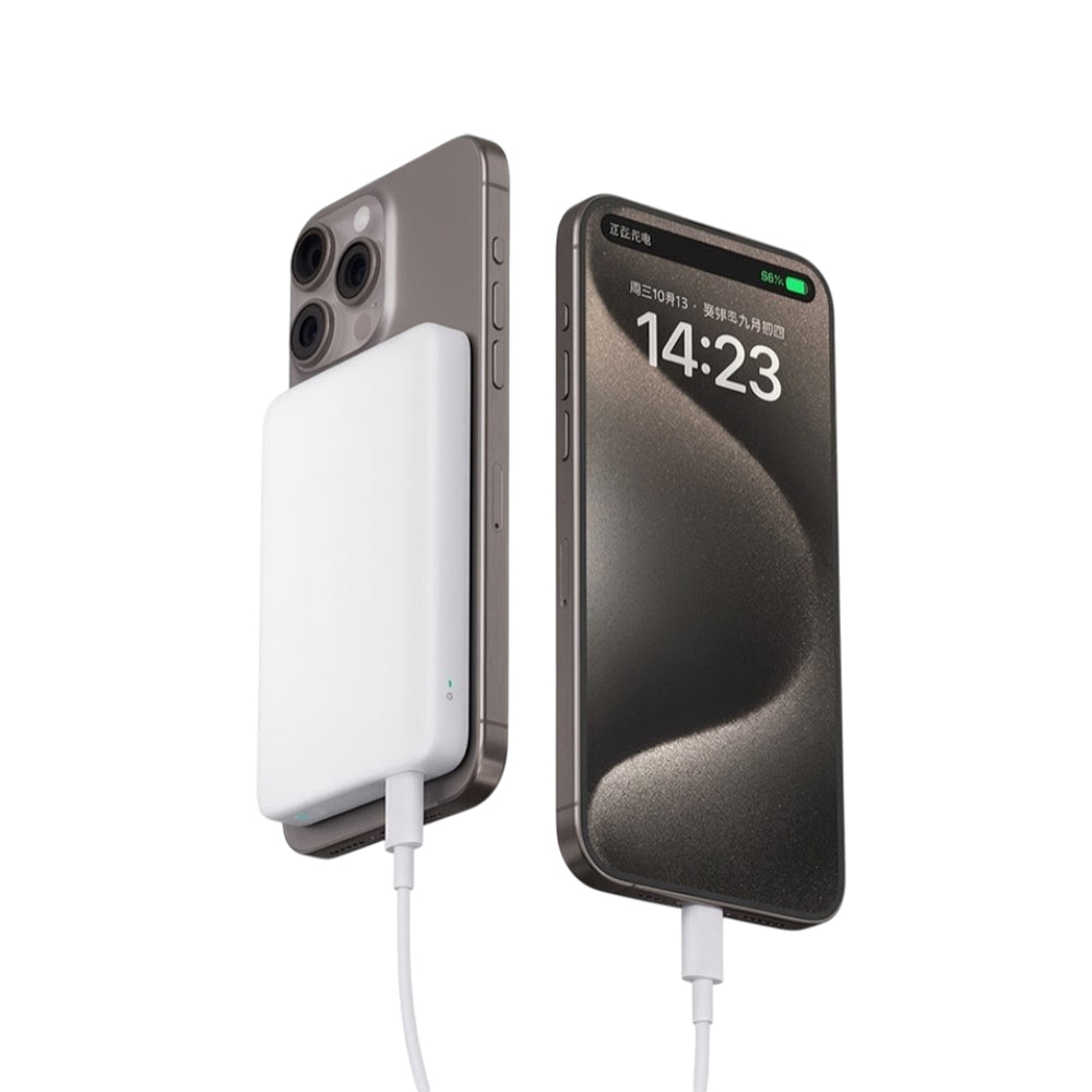 Power Bank Magnético Xiaomi 5000mAh Carga Inalámbrica 7.5W USB-C Compatible iPhone S2040