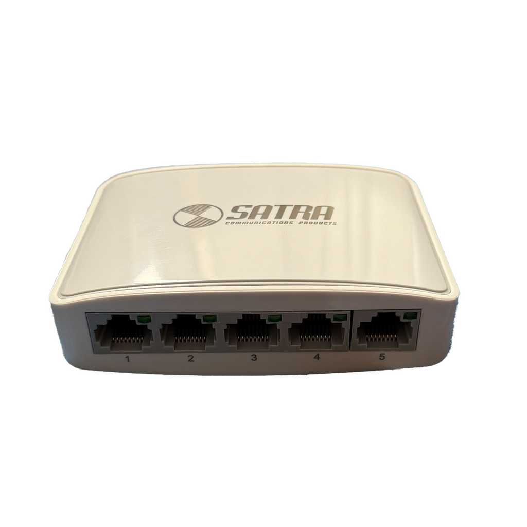 Switch Ethernet 5 Puertos 10/100 Mbps Satra Auto MDI/MDIX S2032