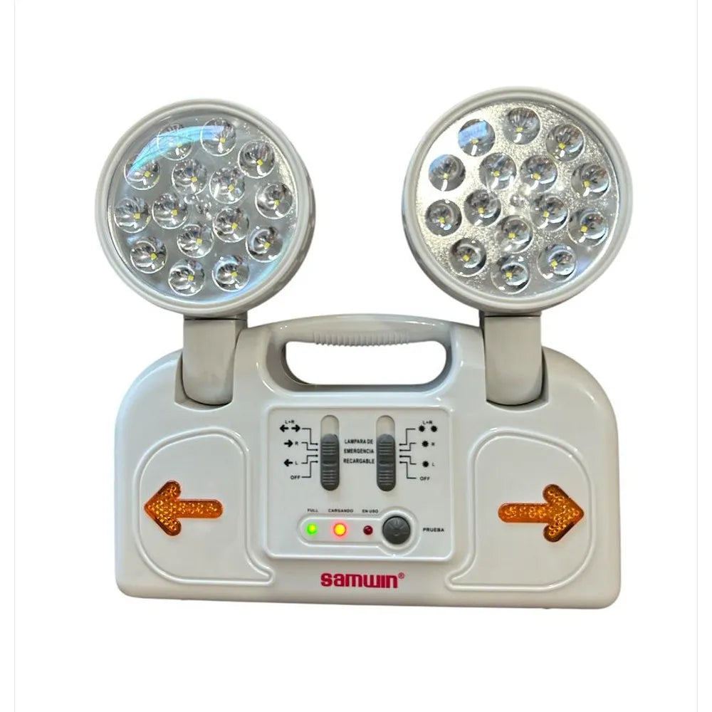 Luz Lampara Led de Emergencia Recargable Samwin 12 Horas Smd S1925