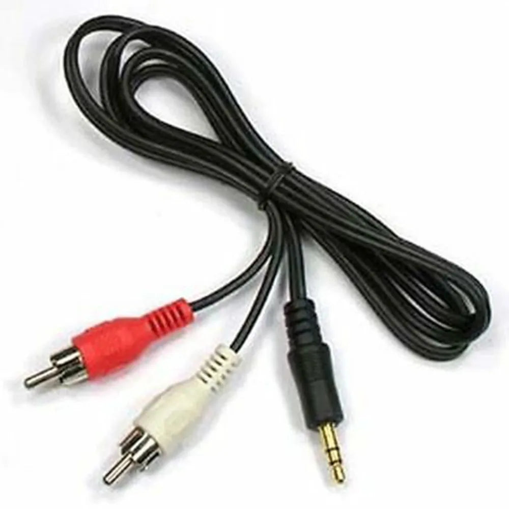 Cable de audio Plug 3.5mm a 2 RCA Macho 10 Metros TRAUTECH S1352