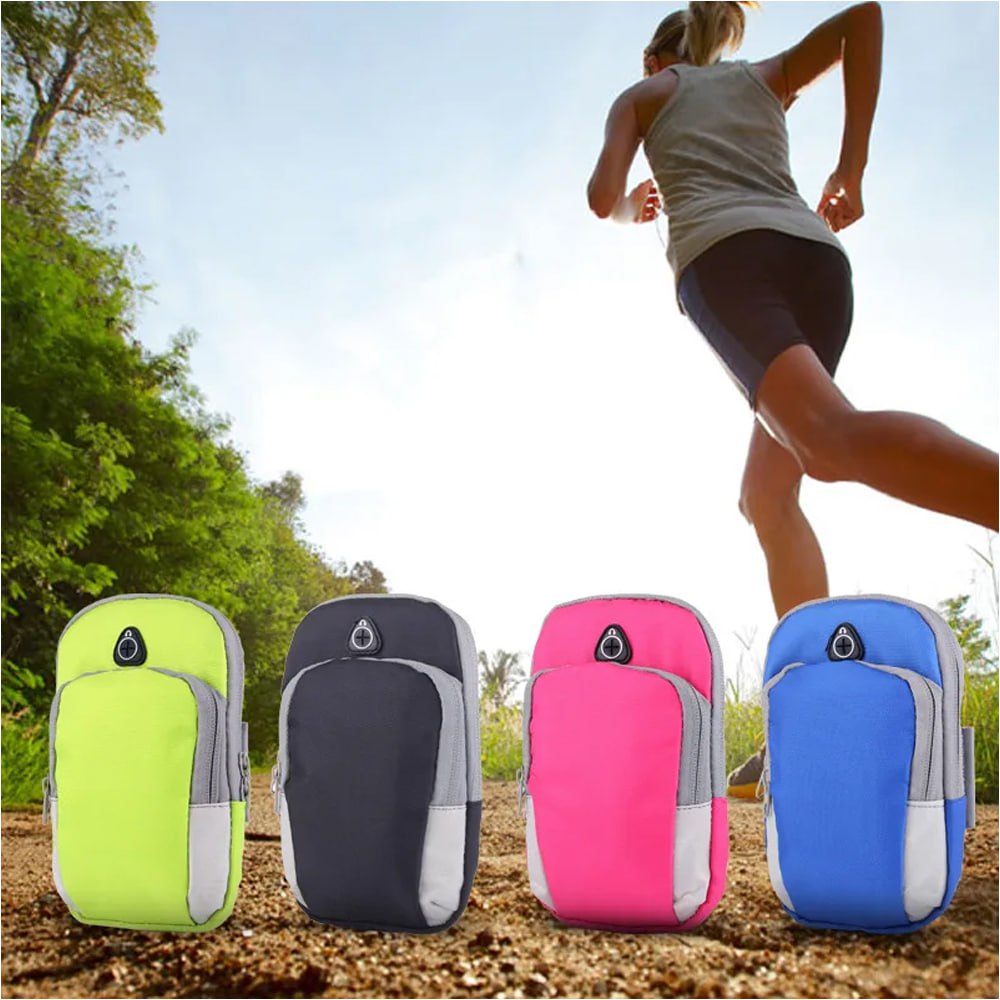 Bolso Porta Celular Deportivo Con Correa brazalete Fucsia S0259