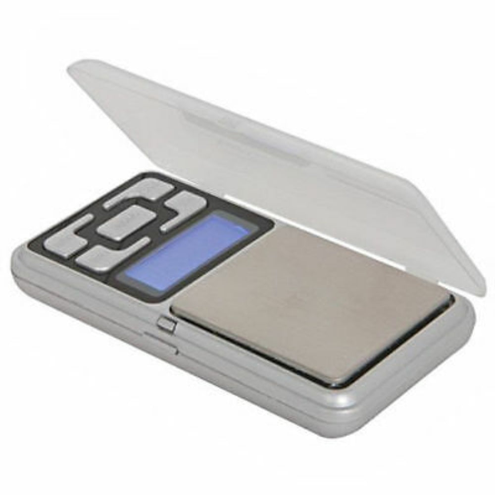 Balanza Gramera Digital de Bolsillo 0.1g a 500g | Joyería y Alta Precisión S0154