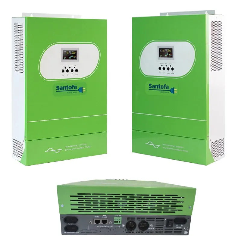 Inversor Híbrido Onda Senoidal Pura | 48V | 5500W | 100A MPPT | SANTOFA S1881