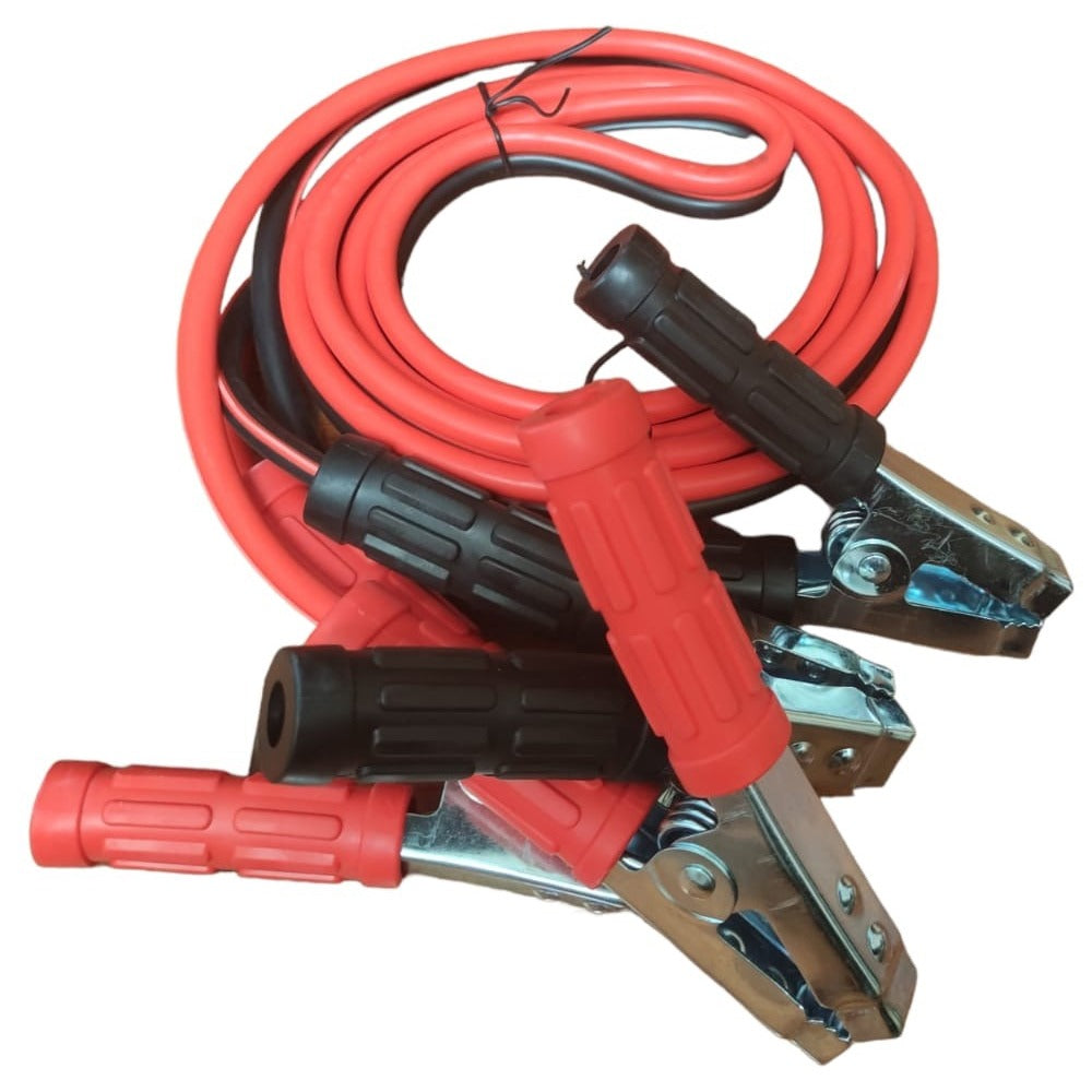 Cables para Batería de Auto 600 Amp | Pinzas Cocodrilo 2.5 mts S1240