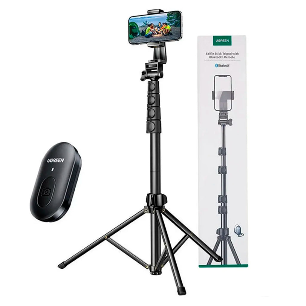Trípode Selfie Stick Bluetooth Ugreen 1.7 Metros con Control Remoto S2203