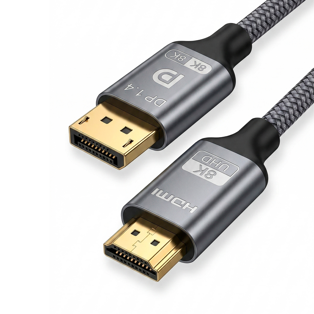Cable Convertidor DisplayPort a HDMI 8K Ultra HD Trenzado 2 Metros s2086