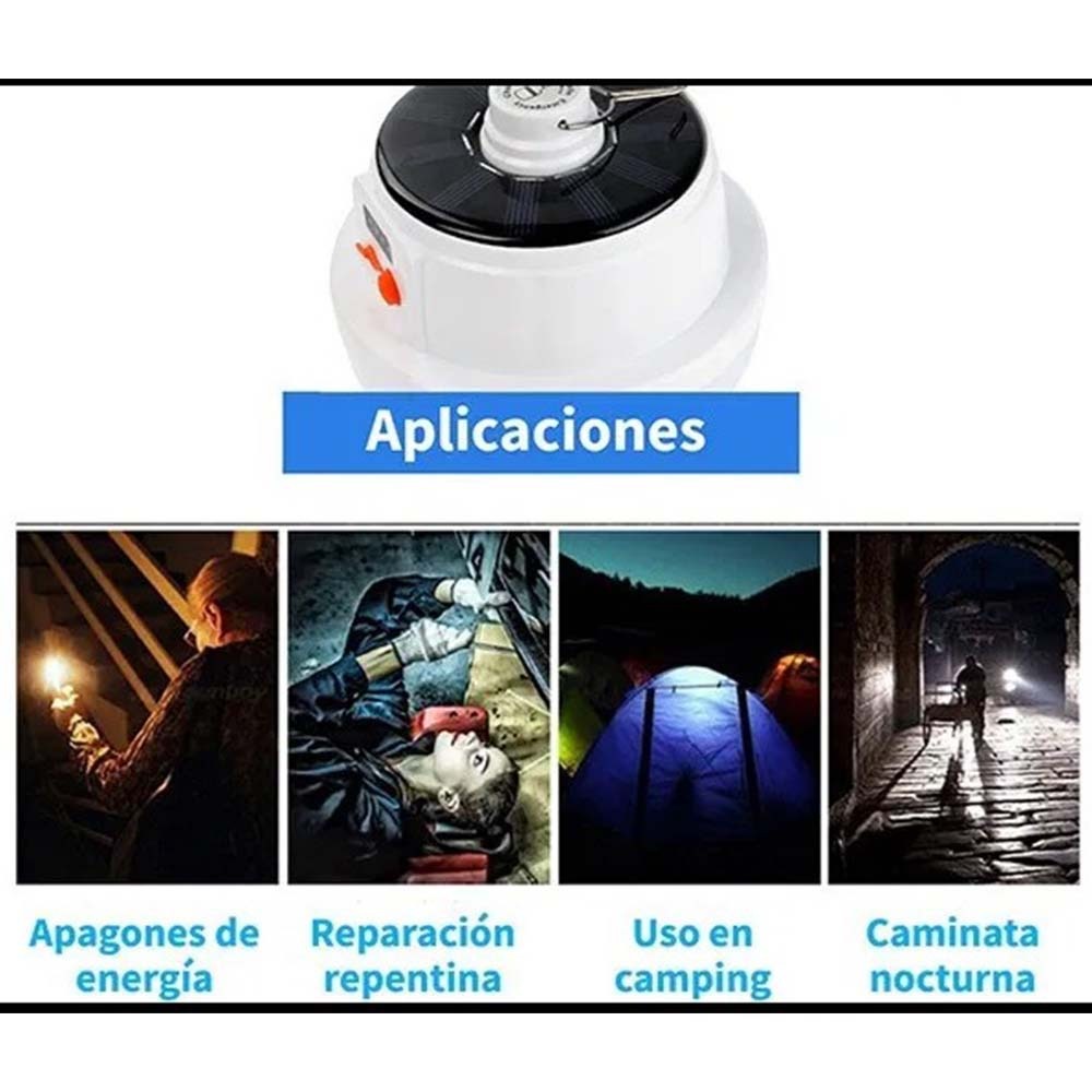 Foco Luz Led Recargable USB Portátil para Exterior 50W S0707