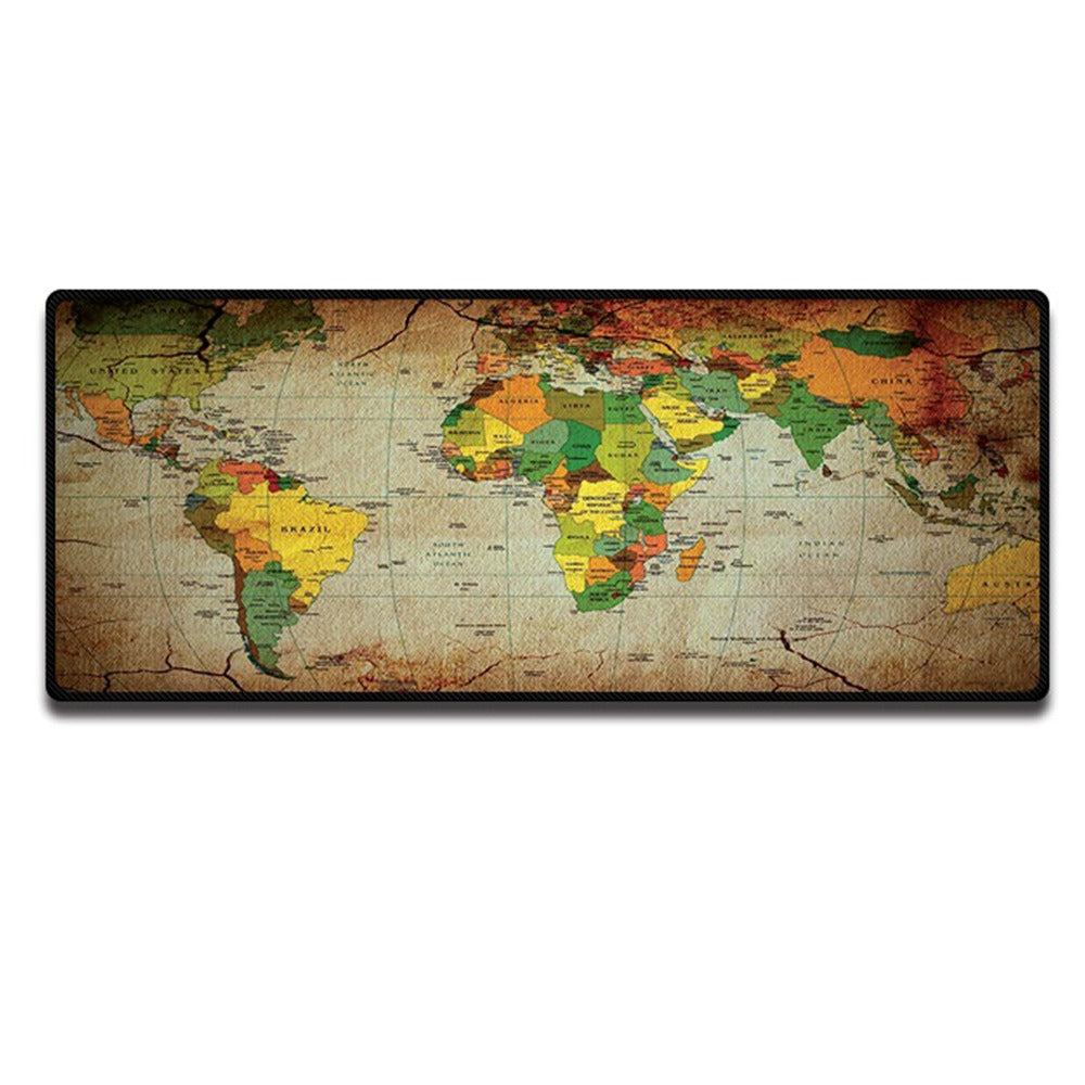 Mouse Pad Base de Escritorio Extra Large 80x30cm | Mapa Mundi Sepia S0649m55