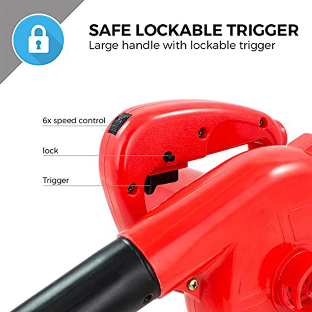 Soplador y Aspirador de Aire TRAUTECH 1000W | Kit de Limpieza S1192