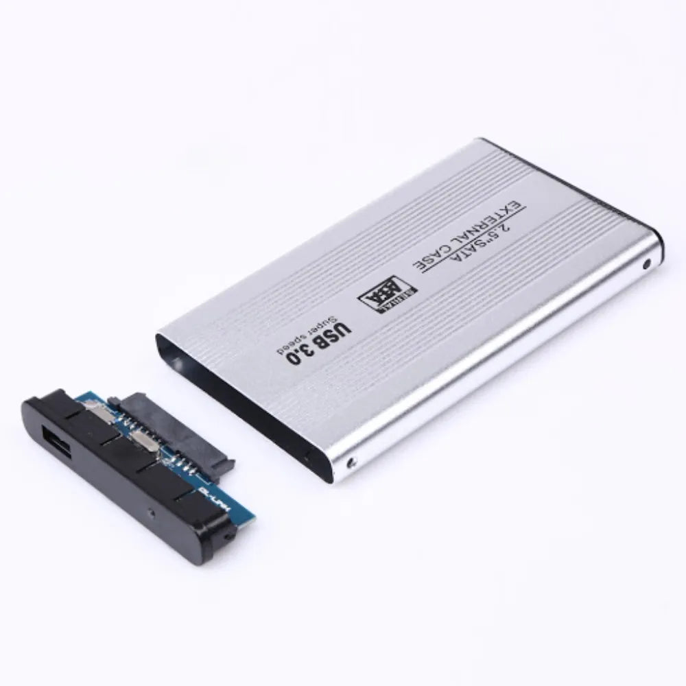 Case Disco Duro Externo Sata 2.5 USB 3.0 Laptop PC Plata S49050