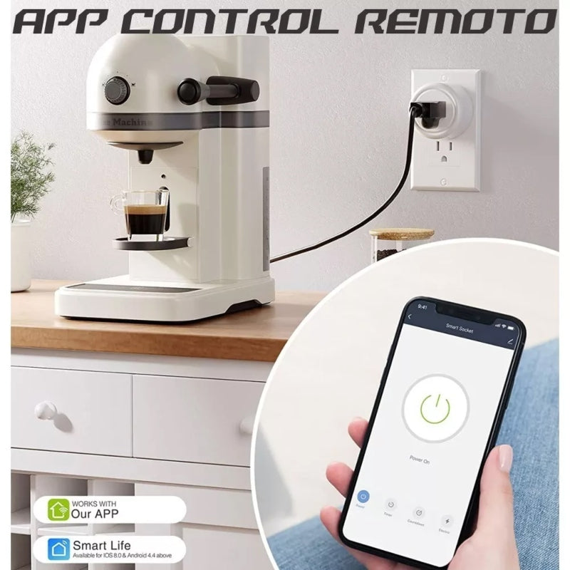 Enchufe Inteligente Wifi Control Voz Alexa Asistente Google 10A S1503