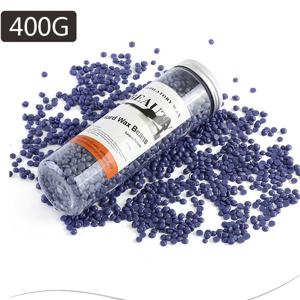 Cera Depilatoria Granulada 400g | Color Azul Lavanda S1059-3