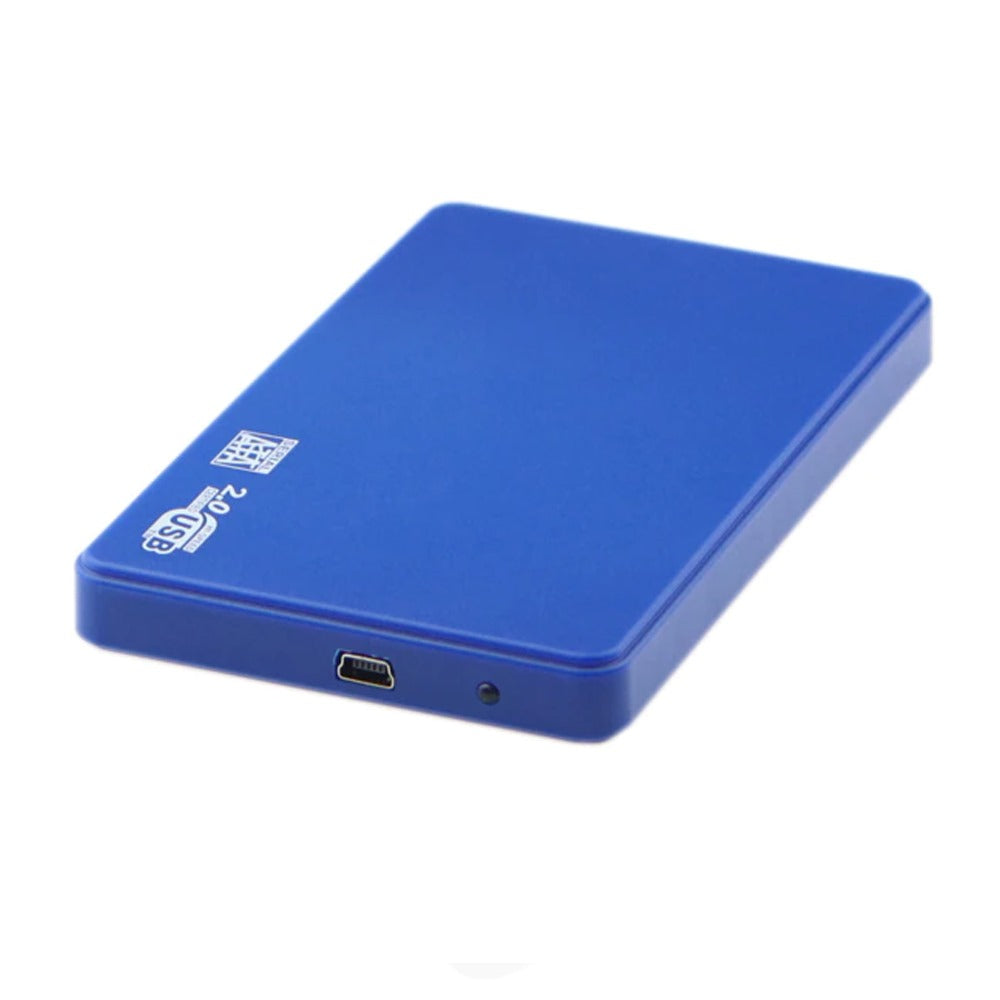Case Disco Duro Externo Sata 2.5 Usb 2.0 presion- Azul S1091