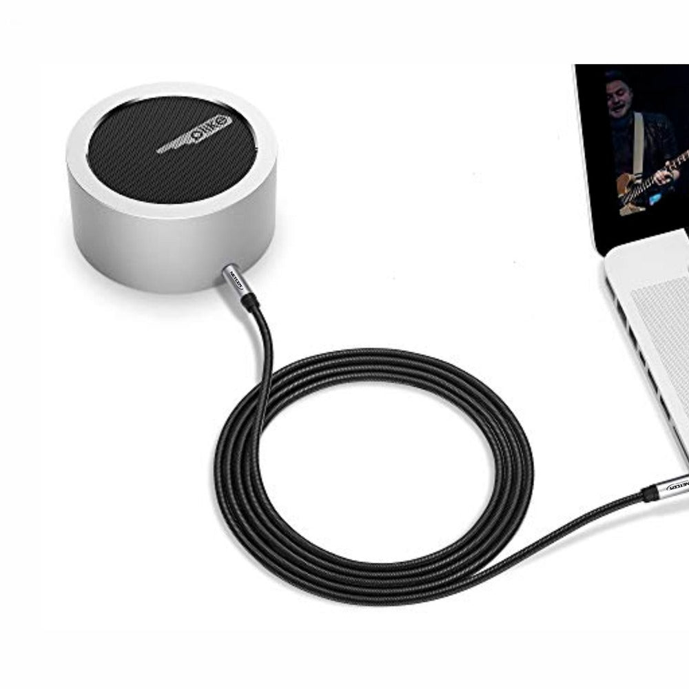 Cable de Audio Plug a Plug 3.5mm TRS de 1.80 Metros NETCOM S1351