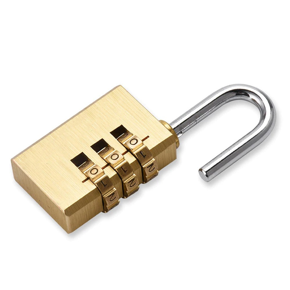 Candado Seguridad Mochilas Casillero Maleta Viaje 3 Dígitos ch05B S1115