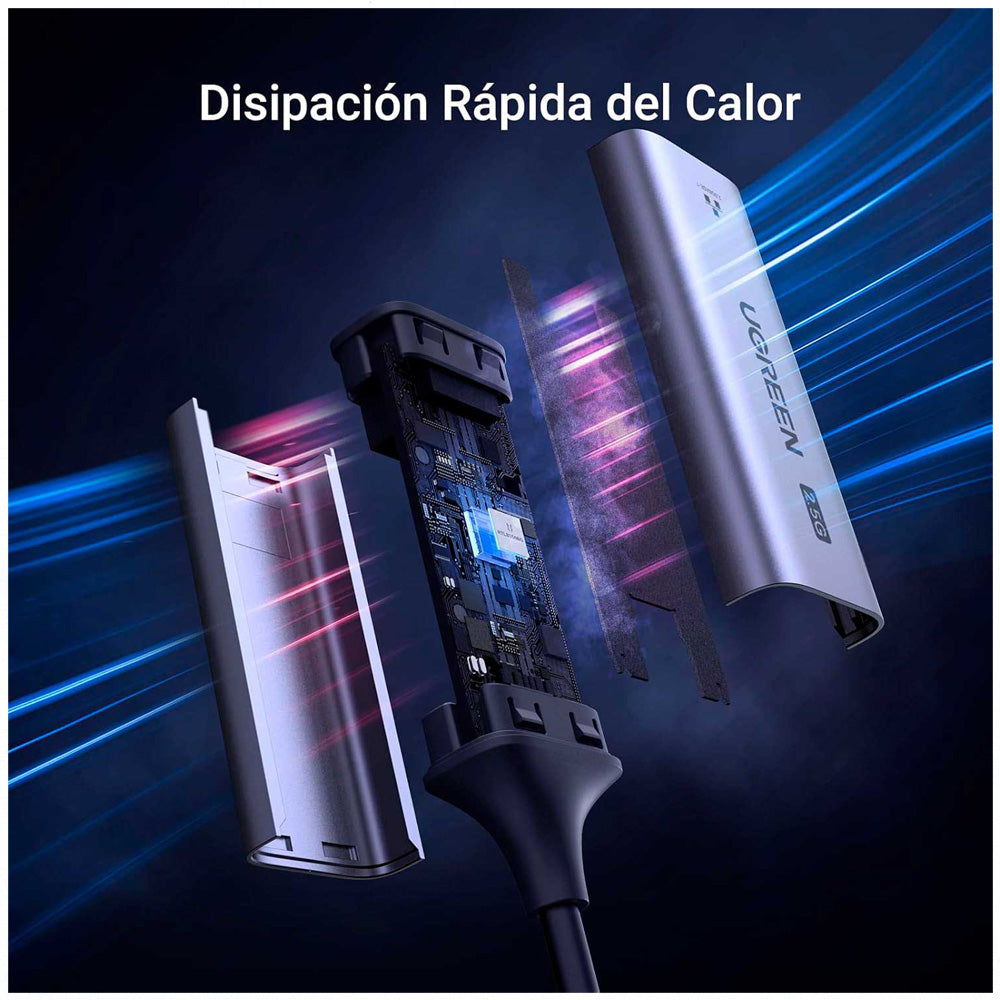 Adaptador de Red USB-C a Ethernet RJ45 2.5G UGREEN de Alta Velocidad S2127