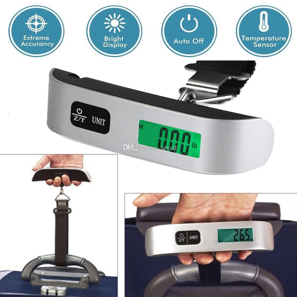 Balanza de Mano Digital LCD 10 g a 50 kg – Báscula Colgante Profesional S0157