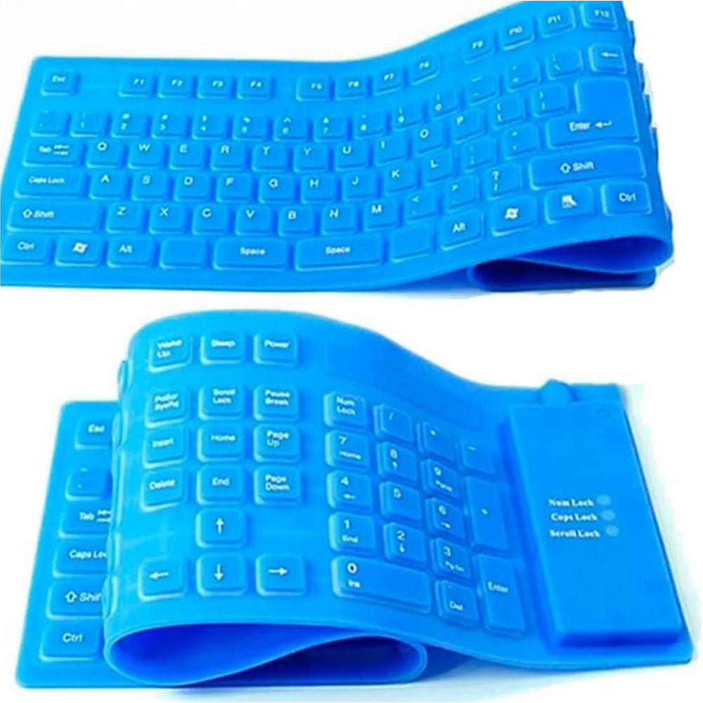 Teclado Flexible Siliconado WB-109 Impermeable contra el Polvo Numérico S0640-1