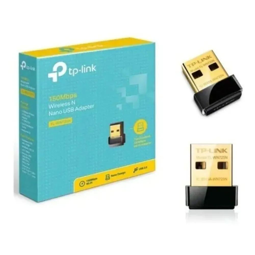 Adaptador Wifi Tp-Link Inalámbrico Nano USB N 150 Mbps Tl-wn725 S0712