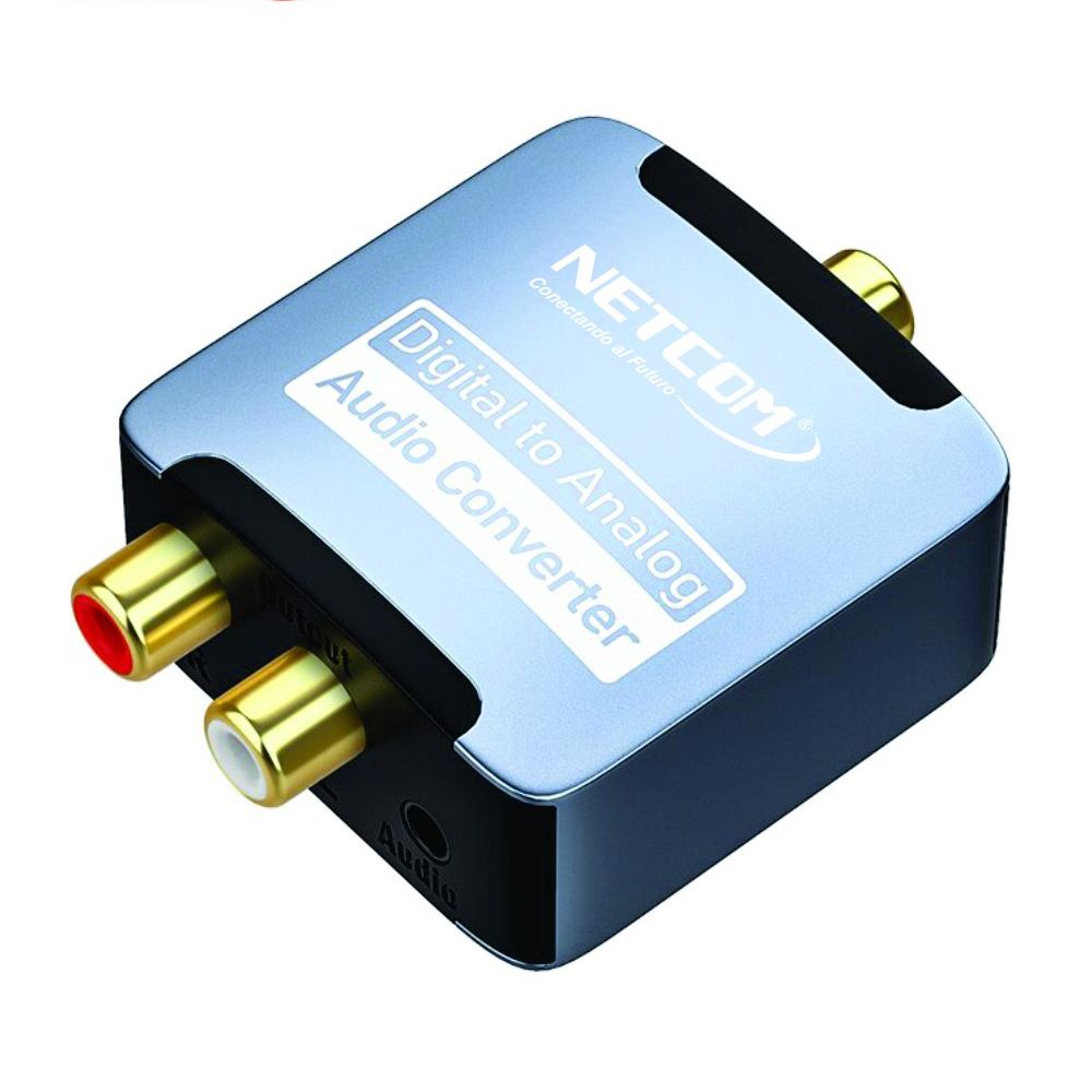 Convertidor de Audio Óptico Digital a RCA NETCOM digital a análogo S1261