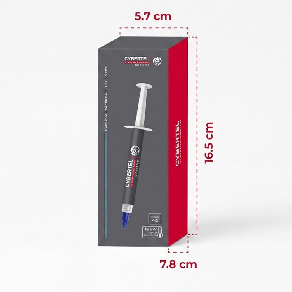 Pasta Térmica de Alto Rendimiento Cybertel CBX TP4 Pro 15.2 W/mK 4g Kit de Herramientas s2245