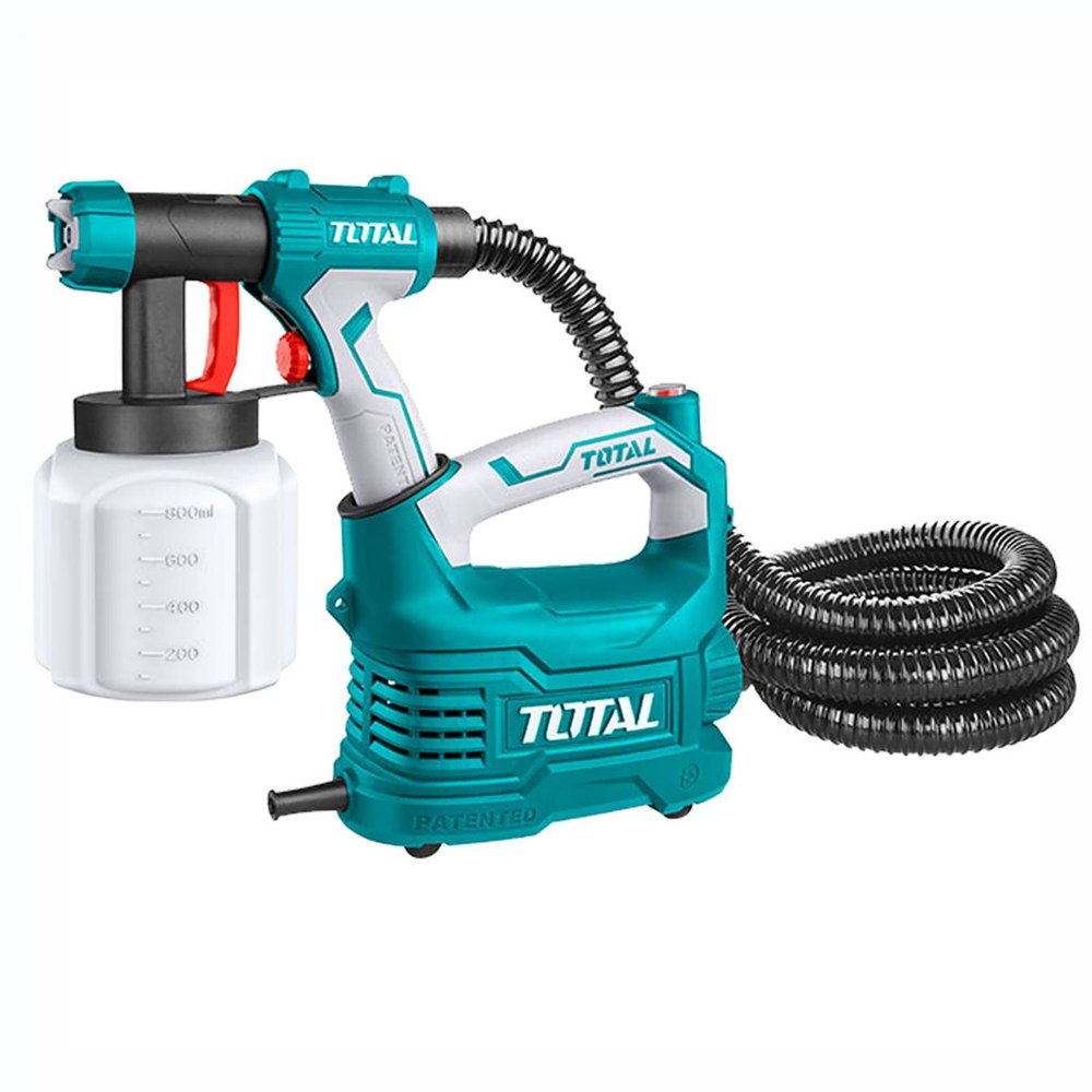 Pistola para pintar 550W con compresor TOTAL 800ml eléctrica S1592