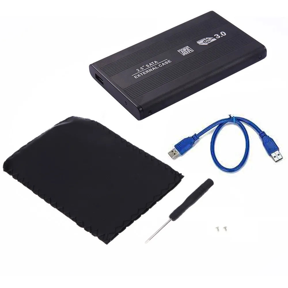 Case Disco Duro Externo Sata 2.5 USB 3.0 Laptop PC Negro S49020
