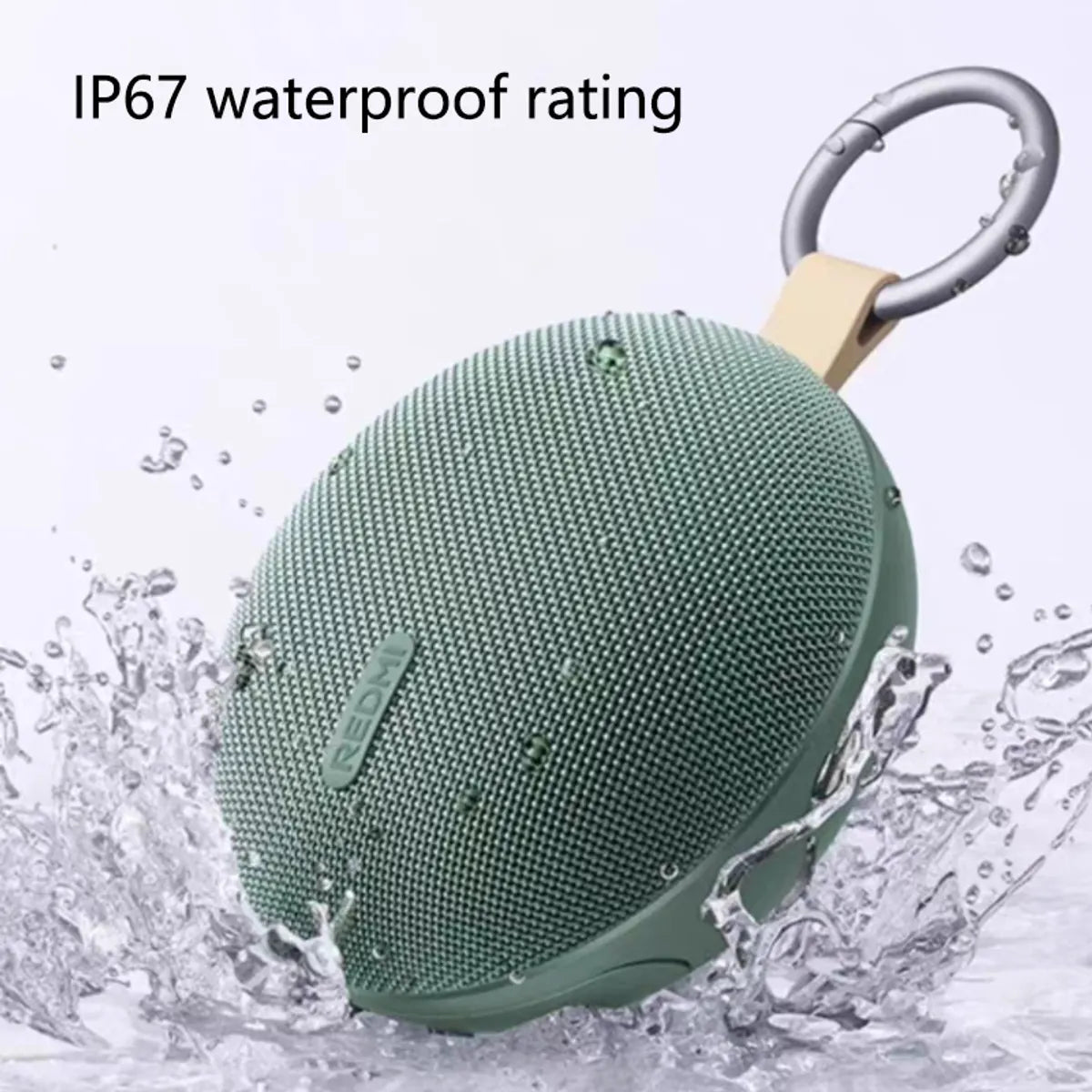 Parlante Bluetooth Portátil Xiaomi Redmi Speaker 4W TWS Batería 1000mAh Mosquetón VerdeS2231